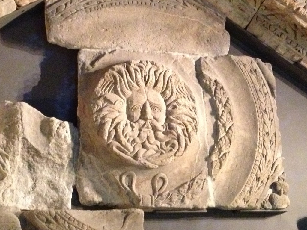 The Gorgon at the Roman Baths Museum