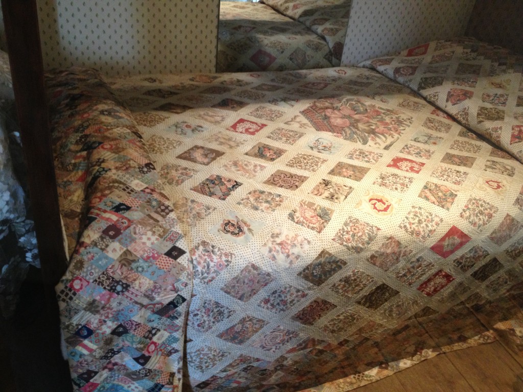 Coverlet made by Jane, her sister Cassandra, and their mother