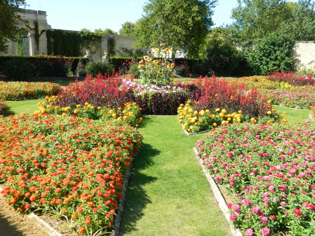 The pretty Italian Garden at Wrest Park. 